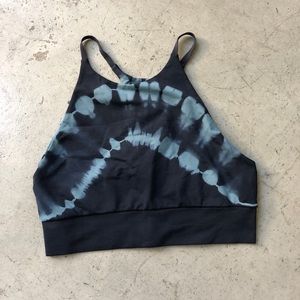 Joy Lab Tie Dye High Neck Sports Bra Sz M